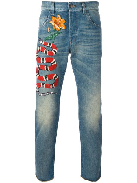 culotte gucci homme|Men's Jean Denim Bottoms .